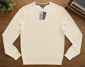 VTG Mens Daniel Cremieux Signature Pullover Supima Cotton Sweater L NWT