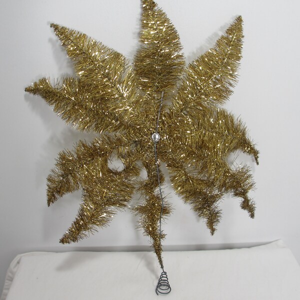 Tinsel Tree Topper Etsy