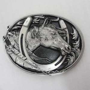 Horse Head Western Belt Buckle – Yippo Accessories