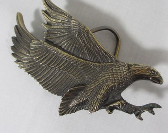 Vintage Eagle in Flight Belt Buckle