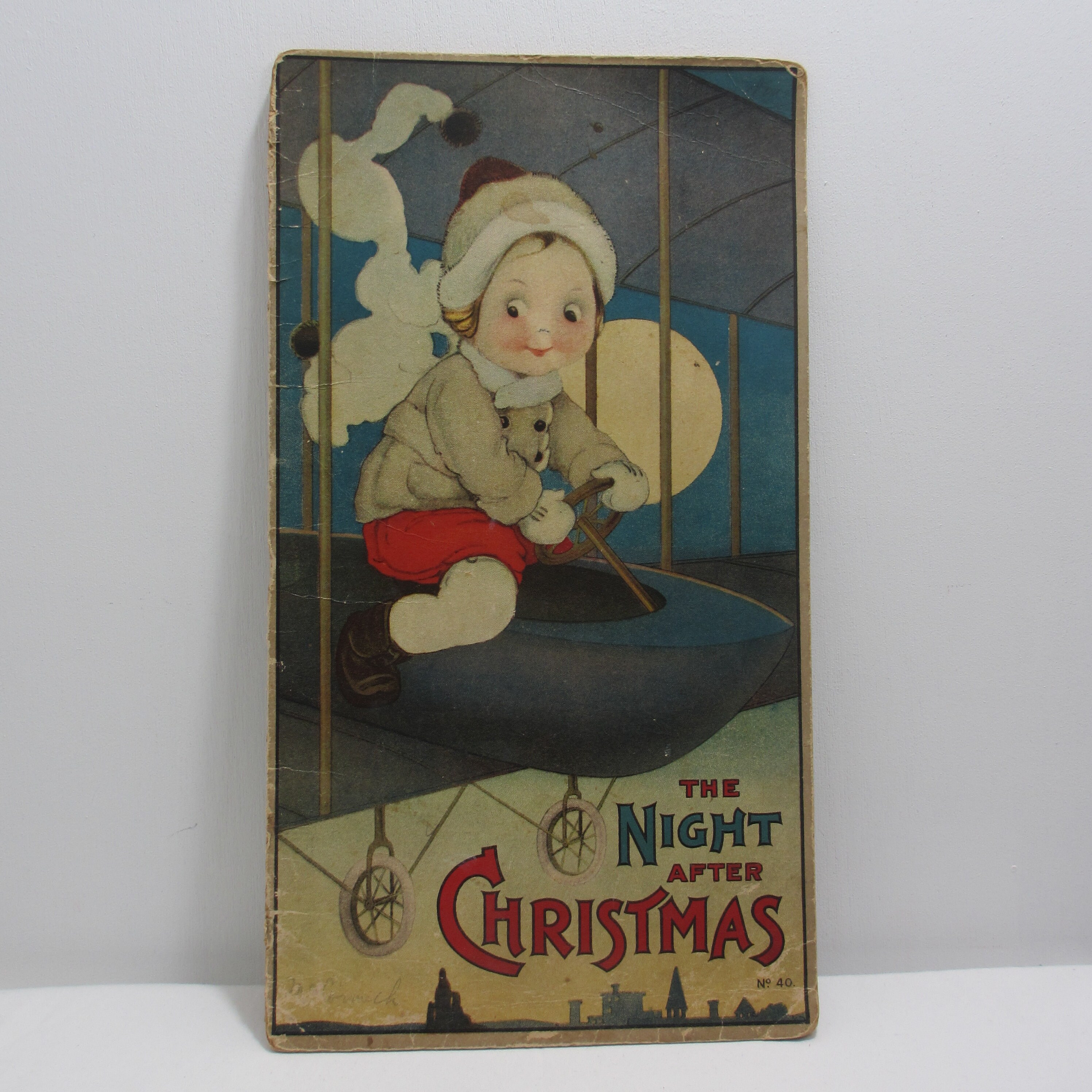 Vintage 1916 The Night Before Christmas Book Stecher Lith. Co.