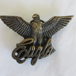 Vintage Brass Eagle Belt Buckle