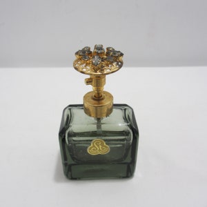 Vintage Austrian Glass Perfume Bottle Atomizer