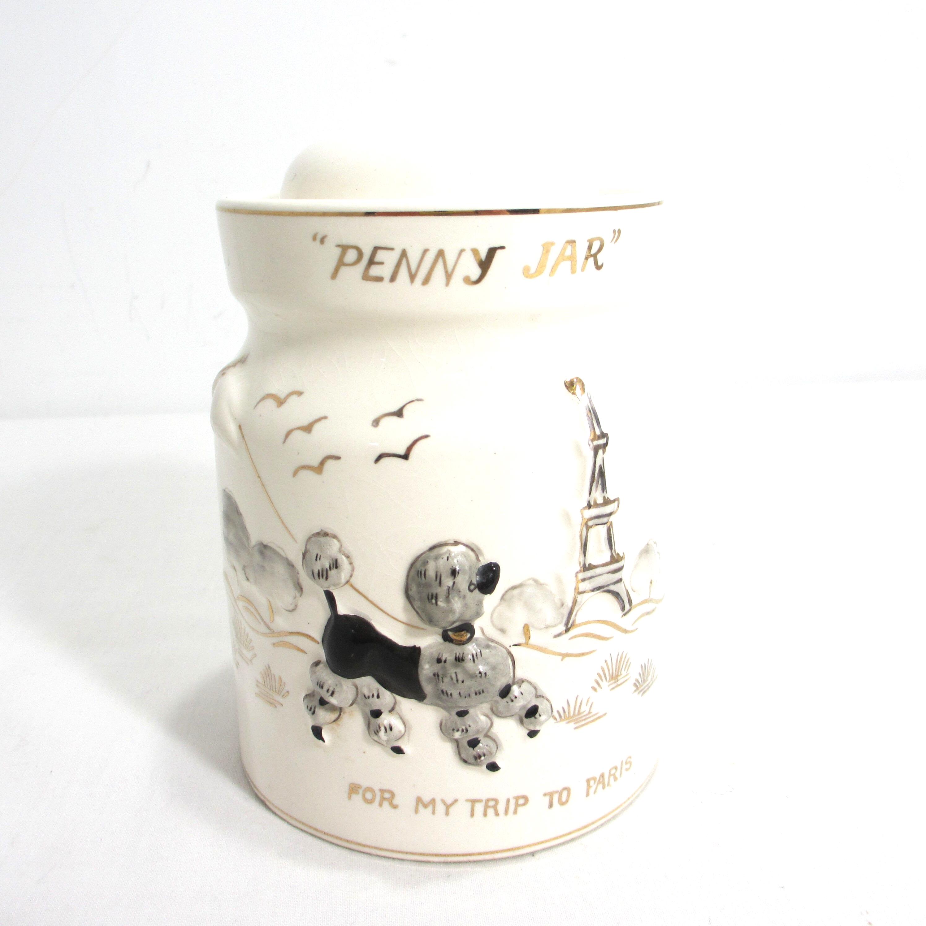Darling Vintage Tilso Ceramic Penny Jar Bank Japan - Etsy