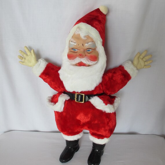 large stuffed santa claus