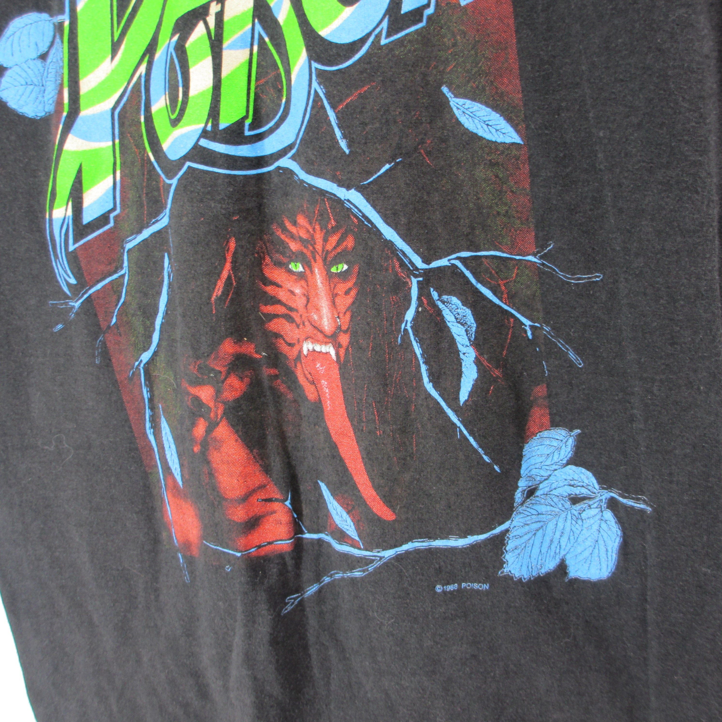 Vintage 1988 Poison Concert T-shirt - Etsy