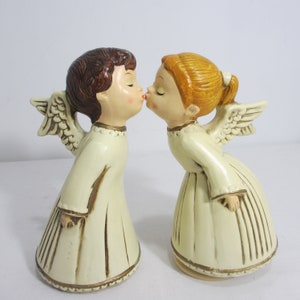 Vintage Angels Girl Musical Boy Figurine Japan