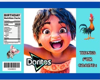 Moana 2 Chip bag ( Lil SiS)