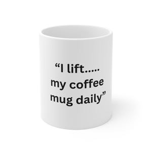 Lustige Gewichtheben Kaffeetasse, Motivationsübung Geschenk, Gym Lover&#39;s Cup, Fitness-Enthusiasten Tasse, einzigartiges Geschenk für Sie und Ihn