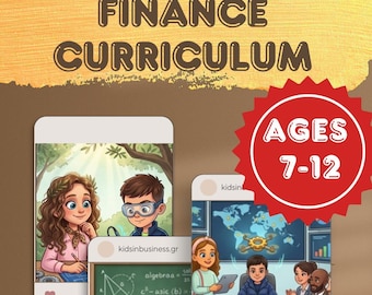 Homeschool Financial Literacy Curriculum | Money Management Workbook (Ages 7-12)