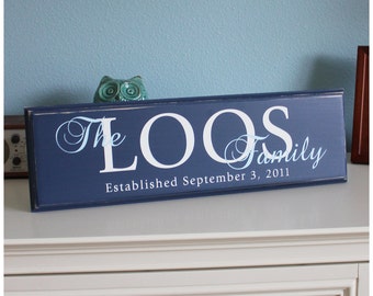 Personalized Family Name Sign Plaque Custom Wood: The Pedigree