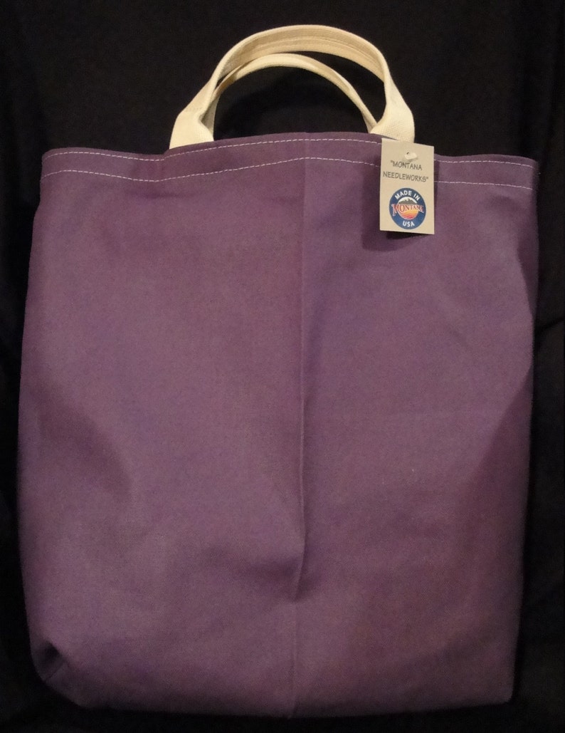 Canvas Tote Bag Purple