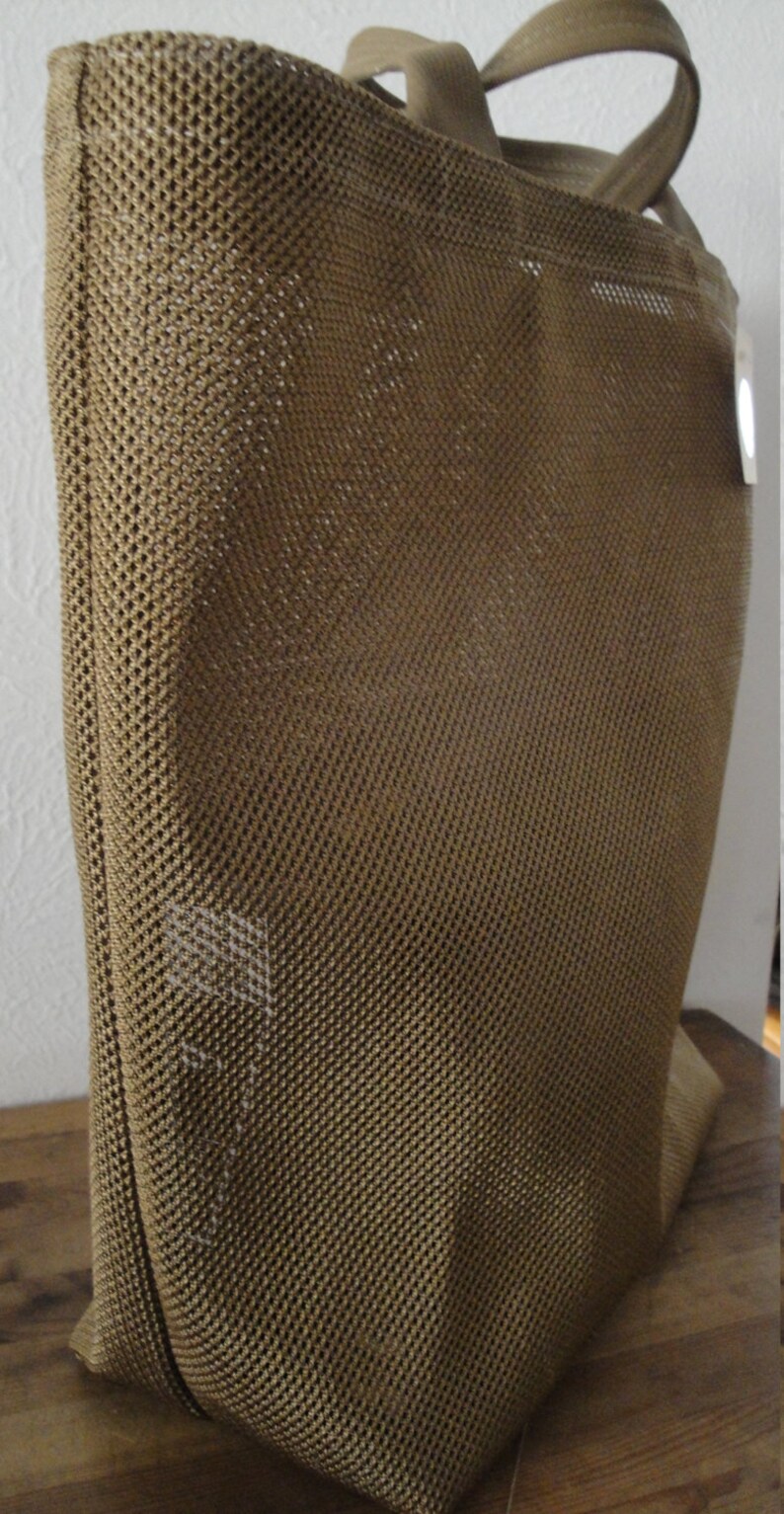 Nylon Mesh Bag / Large Tan Tactical Tote Bag Etsy