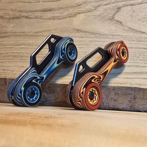 EDC Slipjoint mes – Zakmes – Ontwerp uit Duitsland – Meerlaags GRP – Rood of groen – Sharpy Buggy – MPS Knives