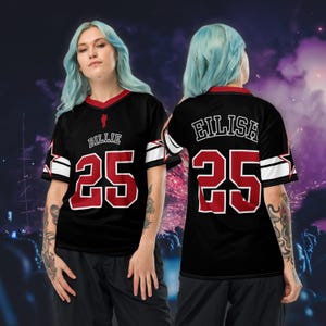 トップス Billie Eilish BE Custom Jersey Game Tee ま*ー様 ビリー・アイリッシュ BE Custom Jersey Game Te BE