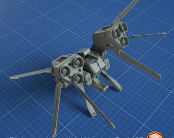 Barbatos Jetpack: Gundam-Inspired 3D Printed Mecha Flight Pack