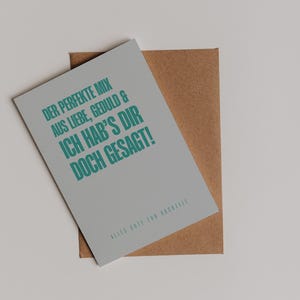 Moderne trouwkaart | "Ik zei het toch!" | Grappige trouwkaart | Minimalistisch & persoonlijk