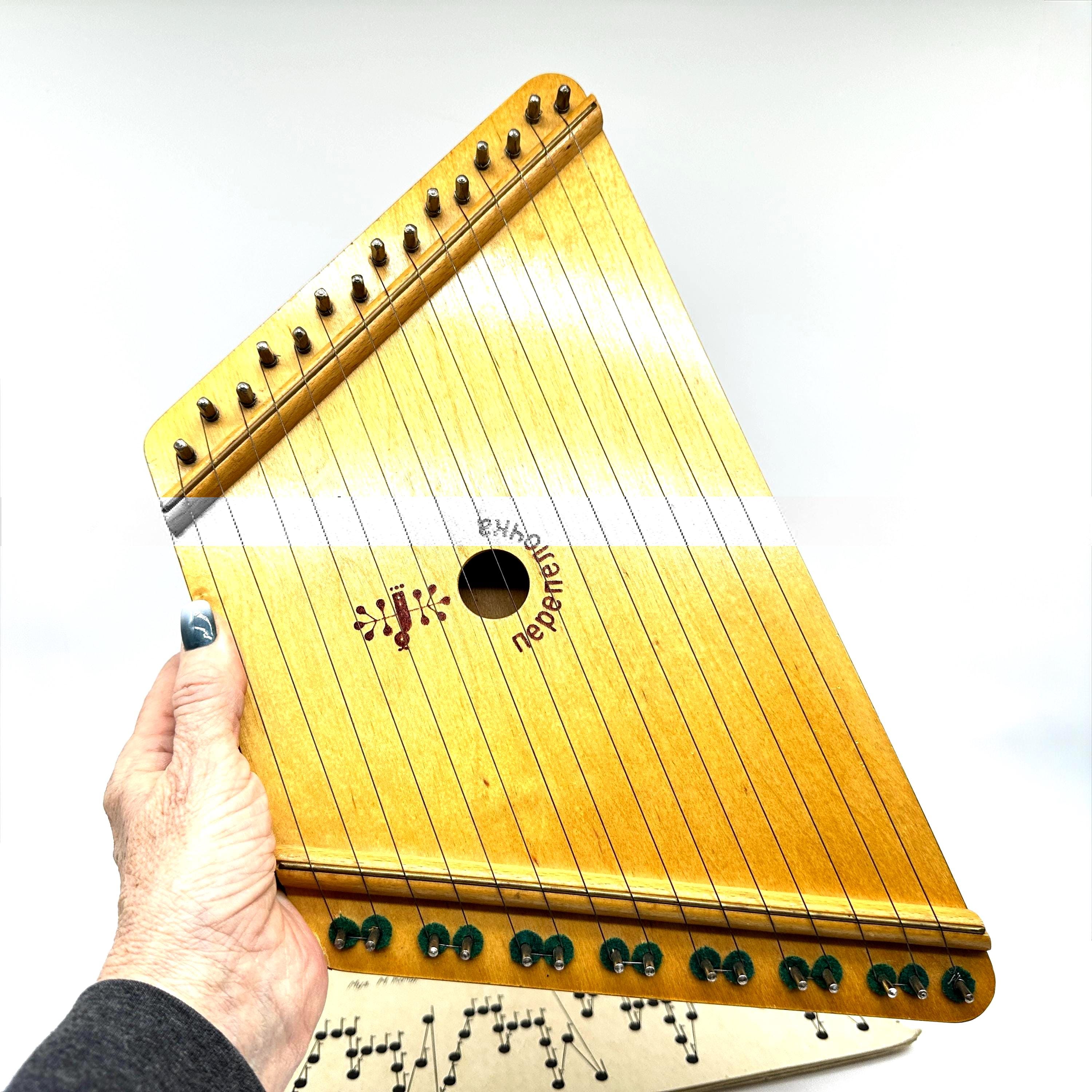 Vintage Zither Harp - Etsy