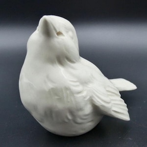 Vintage white Goebel bird figurine - German ceramic bird