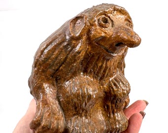 Scandinavian Troll Figurine – Nordic Folk Creature, Mid-Century
