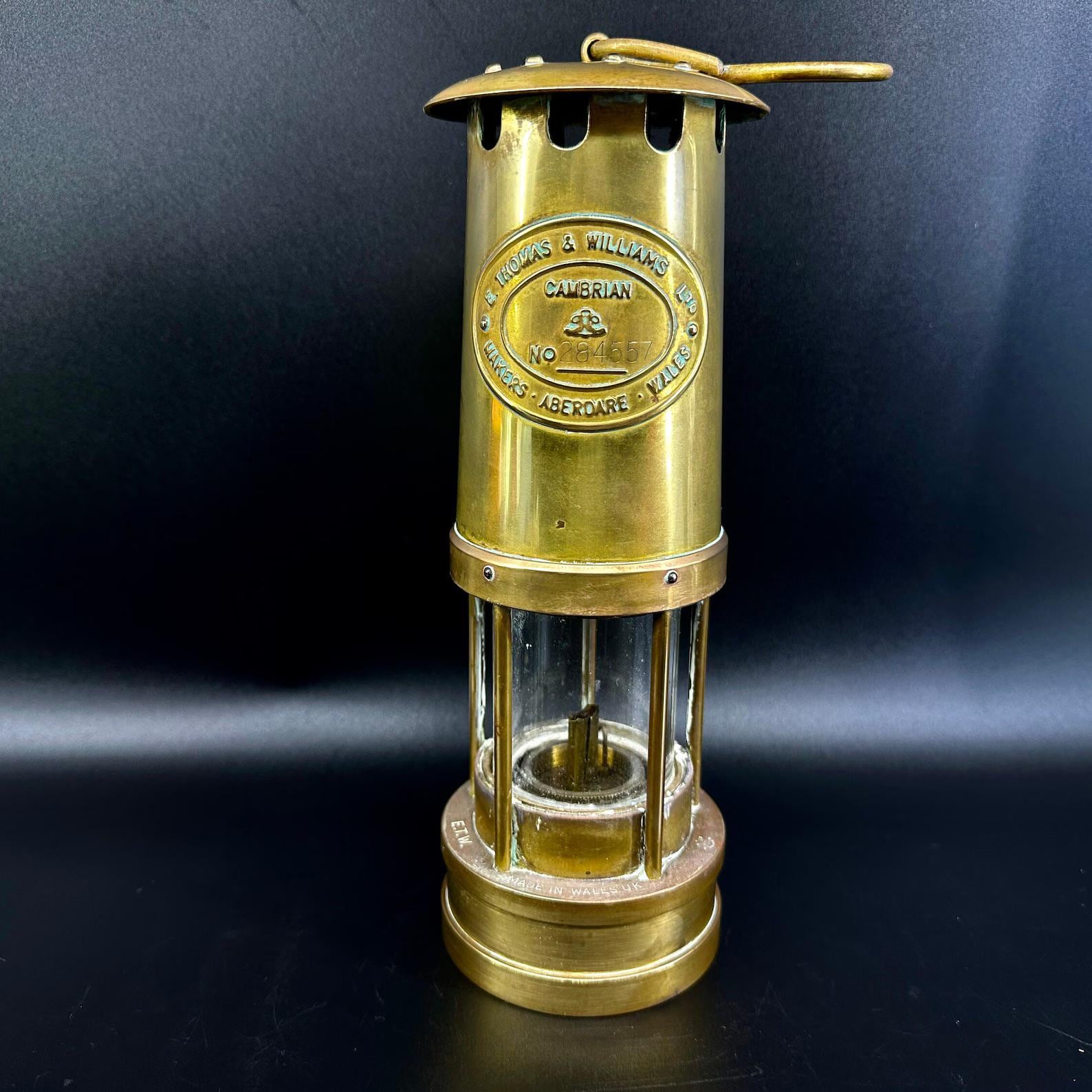 Vintage Welsh Mining Lamp - Etsy