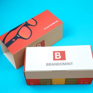 Cajas para gafas personalizadas con logotipo / Cajas de embalaje personalizadas / Cualquier tamaño / Cartón, kraft, corrugado o rígido / Caja de marca para gafas