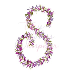 Letra S personalizada – Lámina ilustrada en papel | Inicial decorativa floral impresa a tu gusto