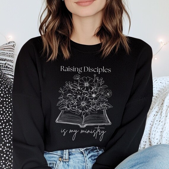 Raising Disciples Shirt, Christian Homeschool Mom Tee