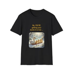 Duck Parade T-Shirt, Funny Duck Tee, Animal Lover Gift, Quirky Bird Shirt, Duck Lover Apparel