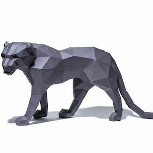 Jaguar – Rivet Model DXF Laser Cutting File Dxf,pdo,pdf “low Poly ...