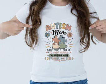 Concienciación sobre el autismo, Mamá PNG, Camiseta DIY, Regalo DIY, Sublimación, Neurodiversidad, Producto digital, Regalo para mamá, Dos archivos, Era del autismo, Imágenes prediseñadas