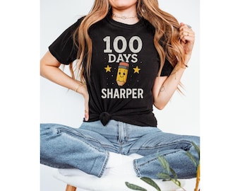 100 Days Sharper Shirt | 100th Day School Celebration Tee