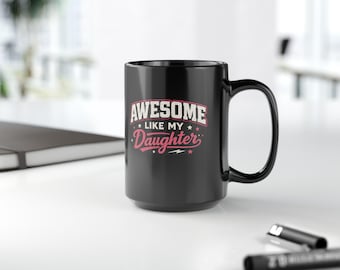 Funny Parent Gift from Daughter 15oz Mug – Retro Parent Gift from Daughter