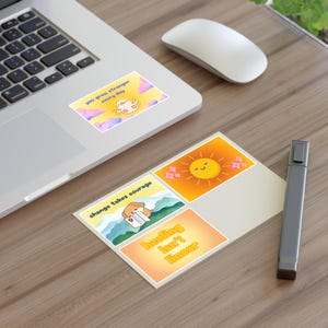 Assortierte Gelbe Sticker Pack
