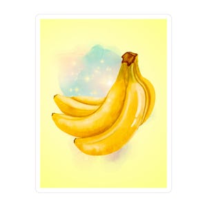 Süßer Bananen Sticker
