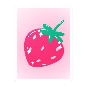 Cute Strawberry Sticker