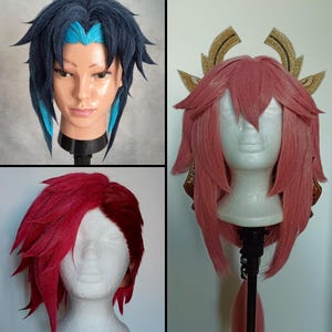 COSPLAY WIG COMmissions - benutzerdefinierte Cosplay Perückenstyling