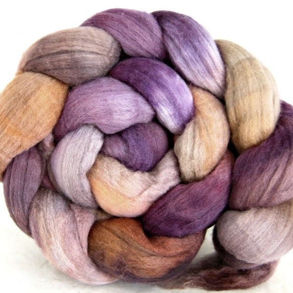 felting supplies, wool roving, combed top:  Rambouillet spinning fiber