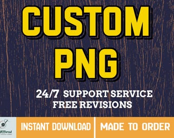 Diseño PNG personalizado para DTF y sublimación - Diseño SVG personalizado - Descarga digital