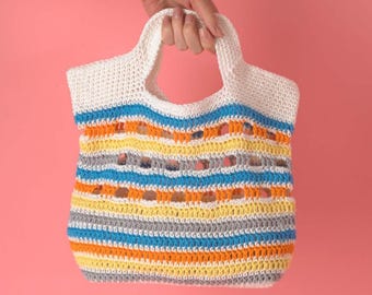 Patrón de bolso de crochet: Bolso de verano (Descarga PDF)