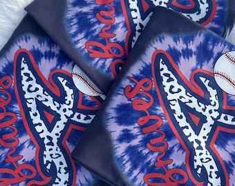 Camiseta de béisbol Braves Comfort Colors - Temporada de béisbol de Atlanta, Georgia