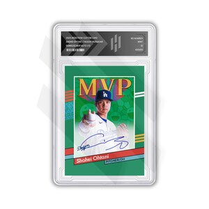 Carte de baseball Shohei Ohtani personnalisée de style vintage Los Angeles Dodgers Japon