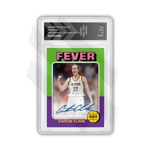 Personalisierte Caitlin Clark Basketball Karte Indiana Fever Auto 1 im vintage Stil