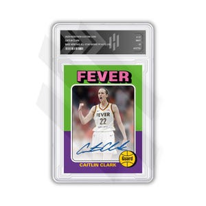 Custom vintage style Caitlin Clark Basketball Card Indiana Fever 1