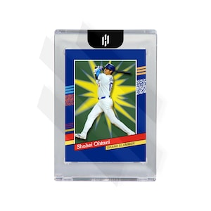 Carte de baseball Shohei Ohtani personnalisée de style vintage Grand Chelem du Japon des Dodgers de Los Angeles