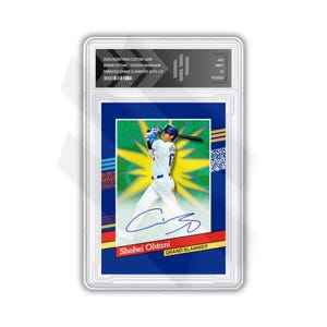 Carte de baseball Shohei Ohtani personnalisée de style vintage Los Angeles Dodgers Japon