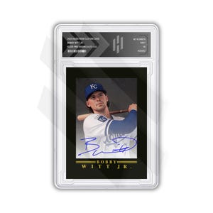 Carte de baseball personnalisée style vintage Bobby Witt Jr. Kansas City Royals Chiefs