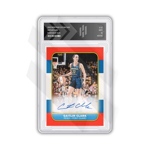 Carte de basket-ball Caitlin Clark personnalisée de style vintage Indiana Fever
