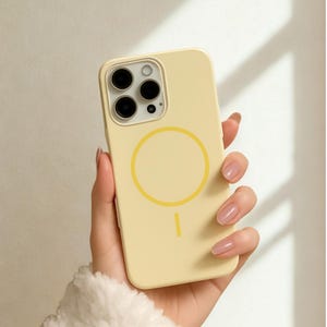 Liquid Silicone Magsafe Soft Phone Case, iPhone 16 15 14 13 12 Pro Max Wireless Charging Case, Christmas Gifts for Her, I phone Lover Gifts