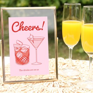 Placa de casamento Open Bar - Felicidades! - 5x7